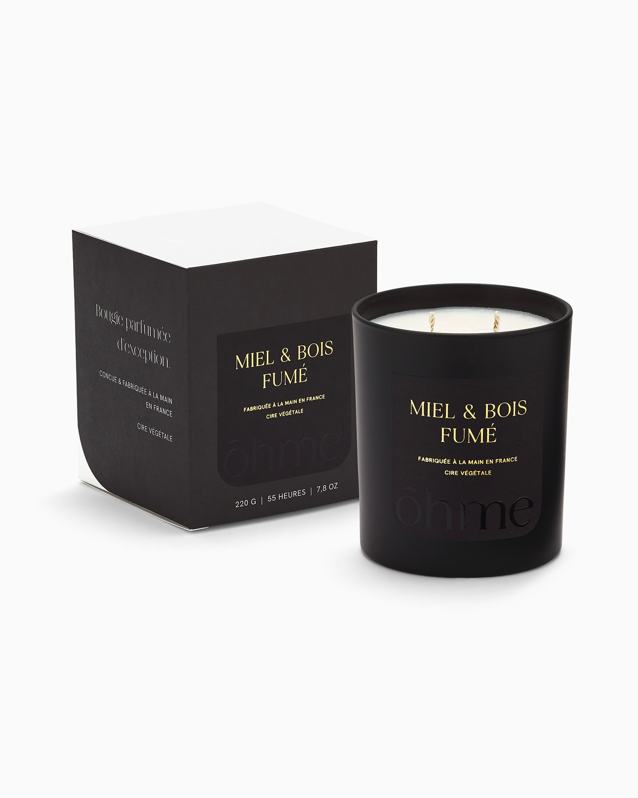 Bougie parfumée - Miel & Bois fumé
