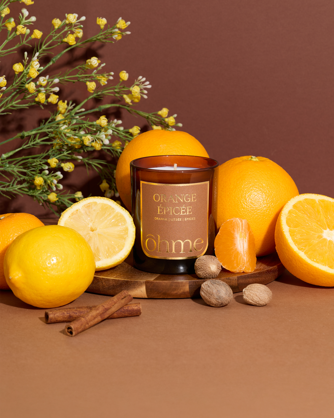 Bougie parfumée - Orange épicée