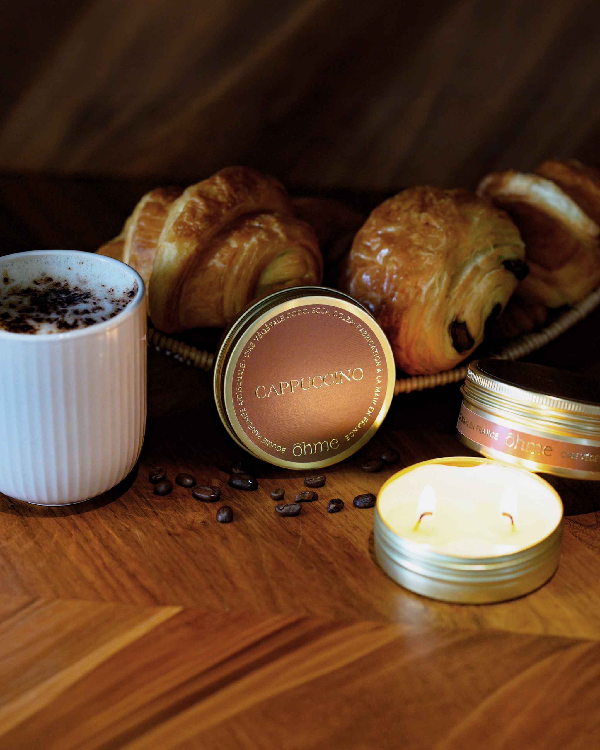 Bougie parfumée capsule - Cappuccino