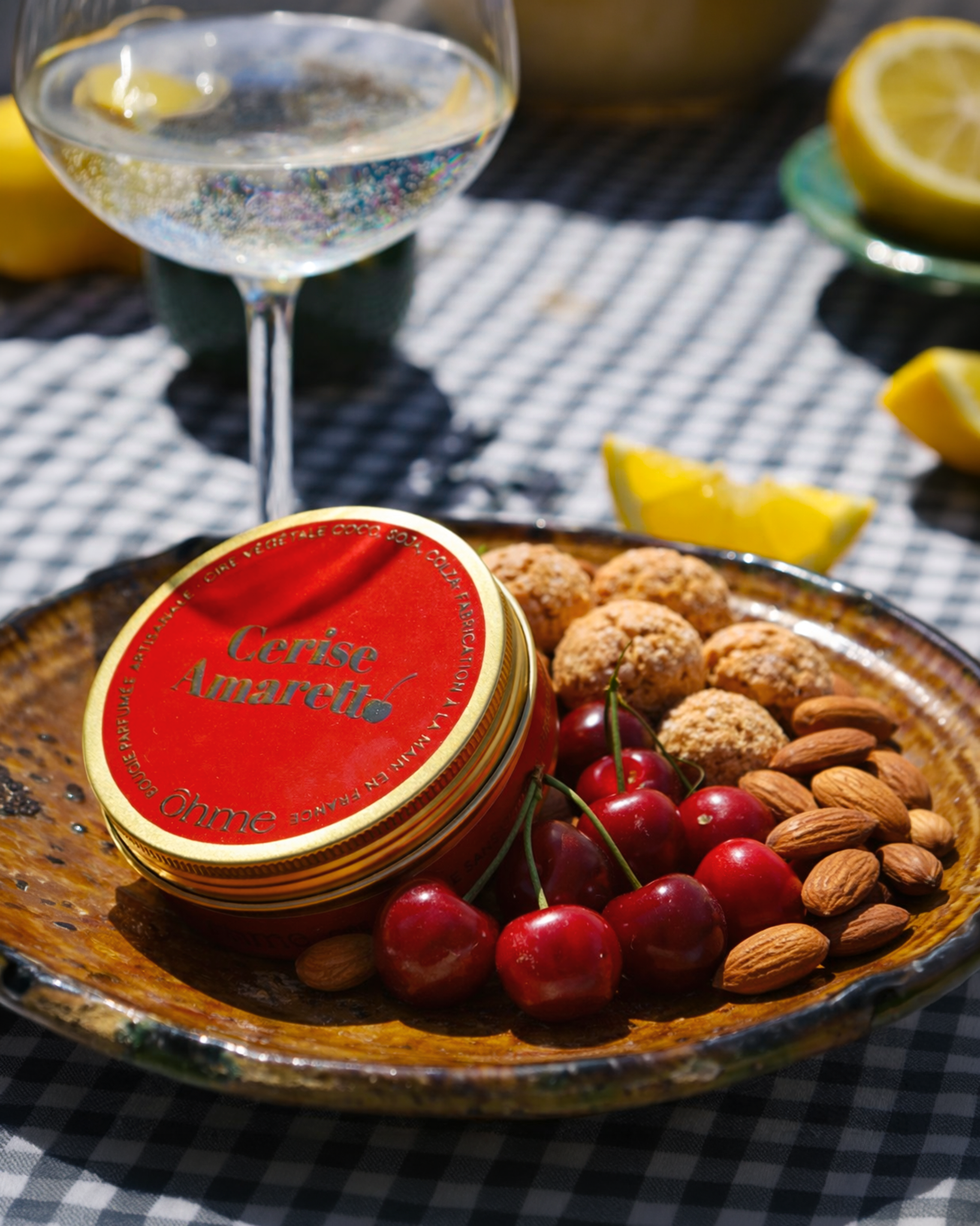 Bougie parfumée capsule - Cerise Amaretto