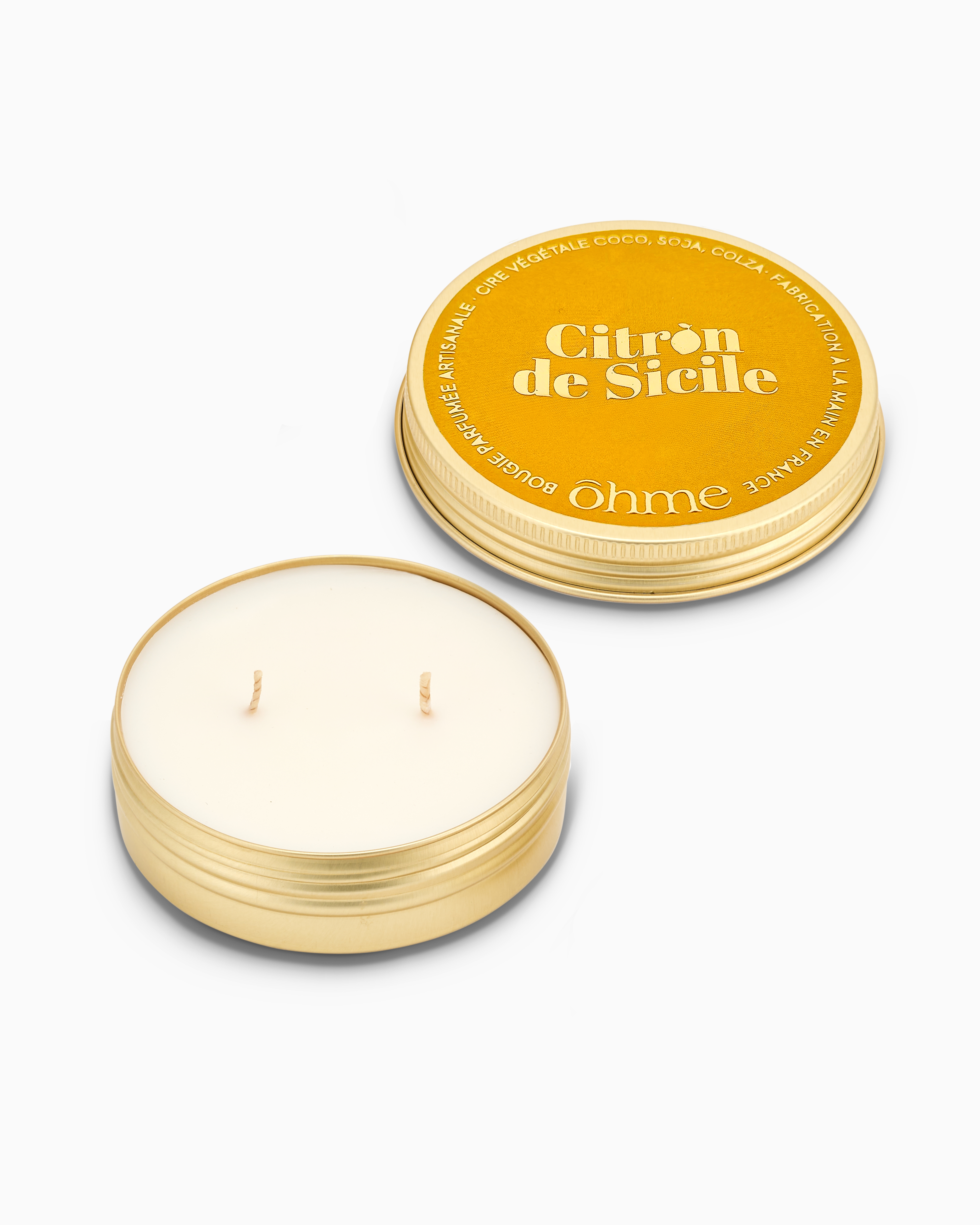 Bougie parfumée capsule - Citron de Sicile