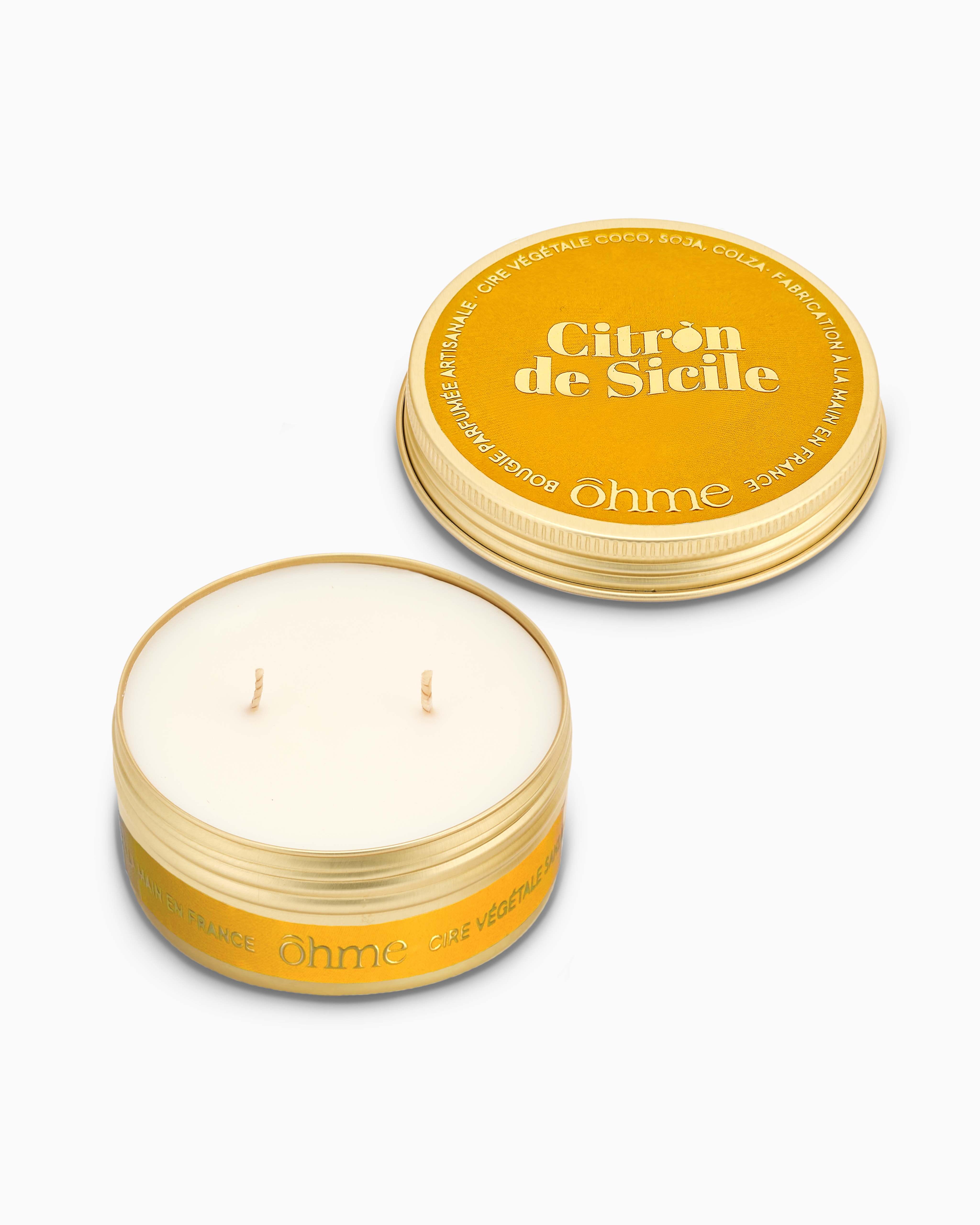 Bougie parfumée capsule - Citron de Sicile