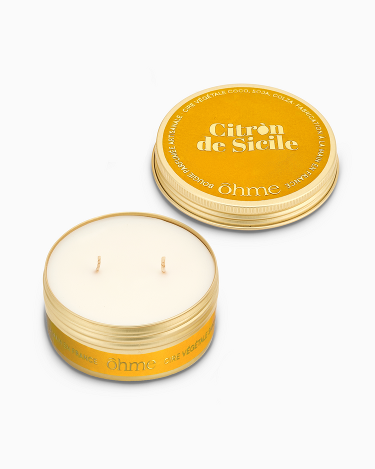 Bougie parfumée capsule - Citron de Sicile