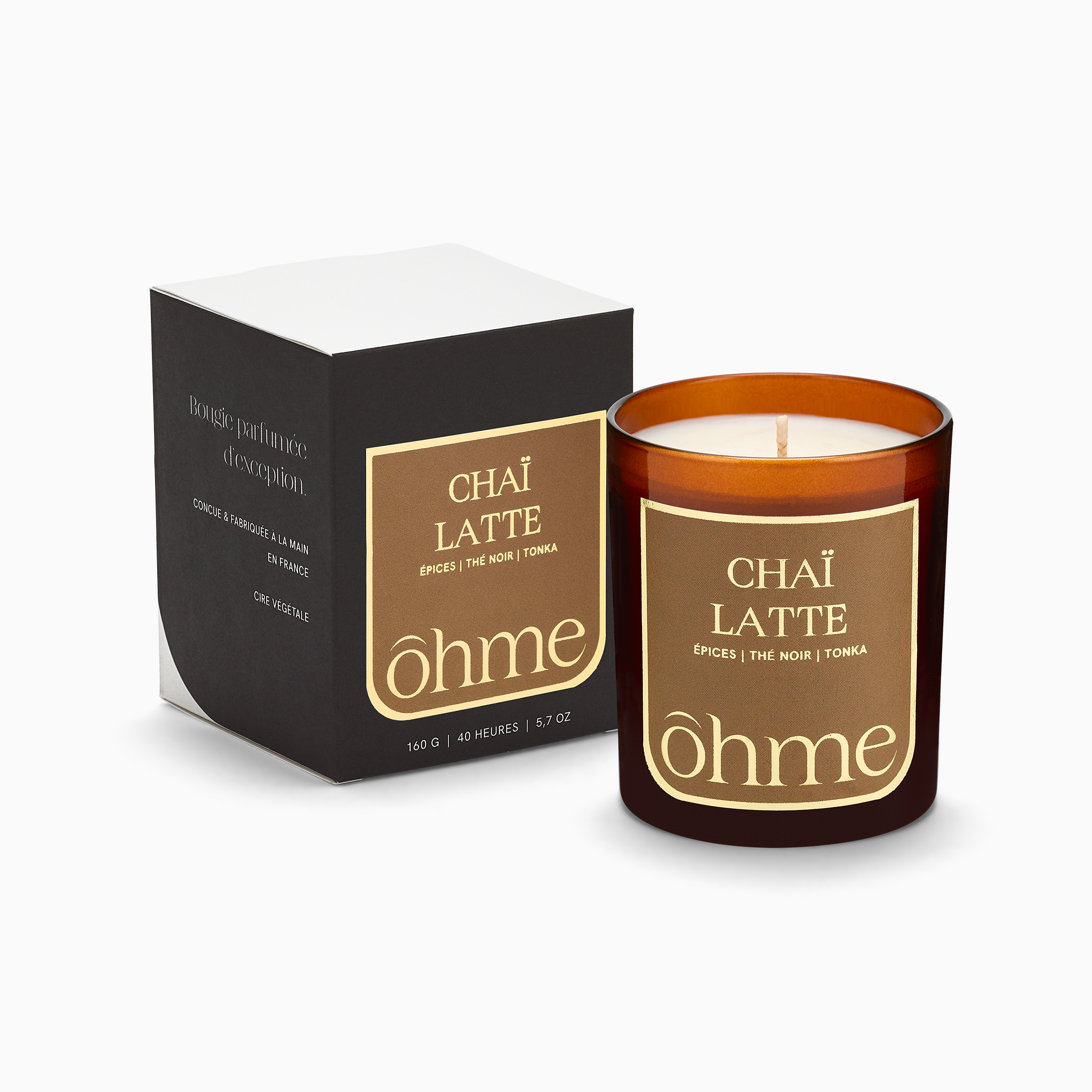 Bougie parfumée - Chaï Latte