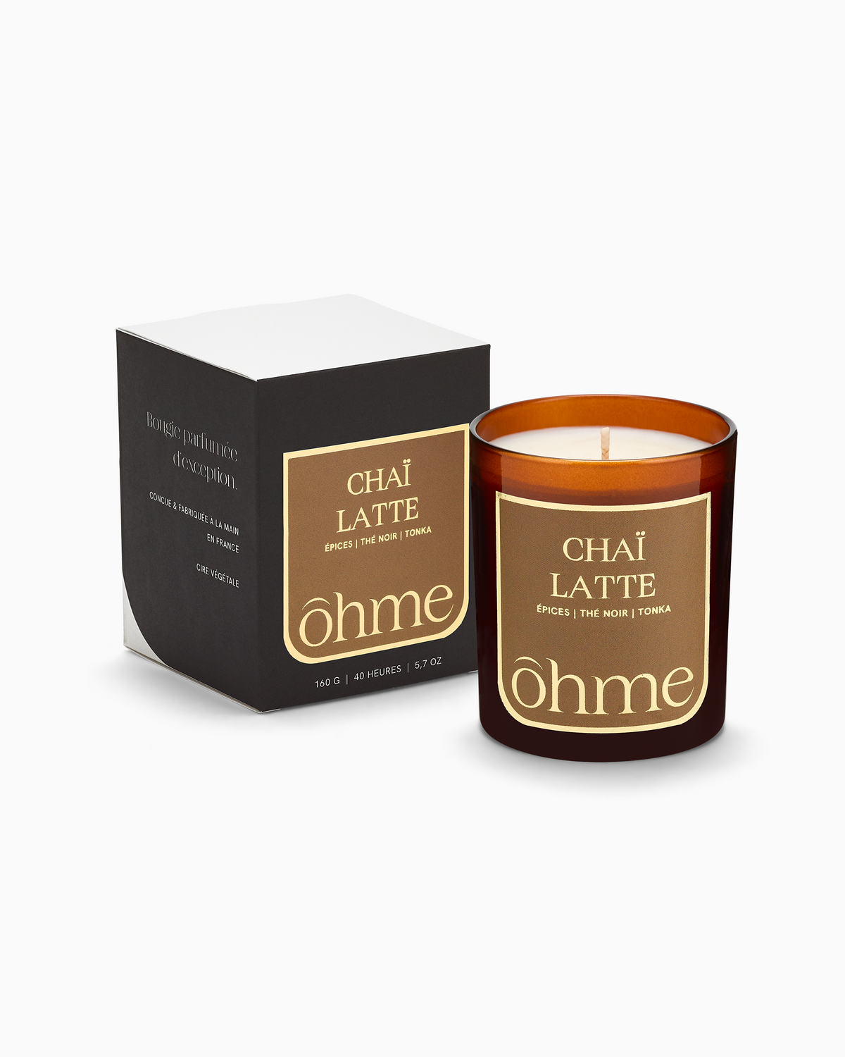 Bougie parfumée Chaï Latte - ōhme