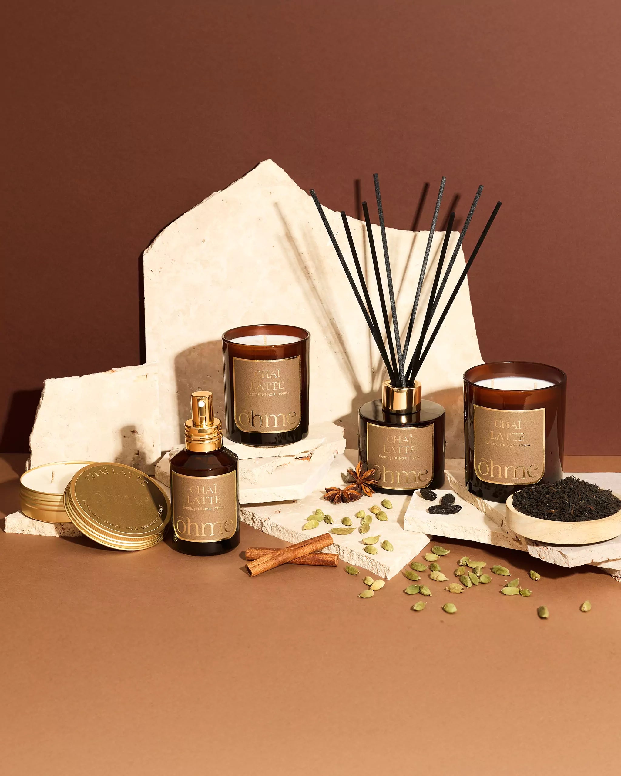 Bougie parfumée - Chaï Latte