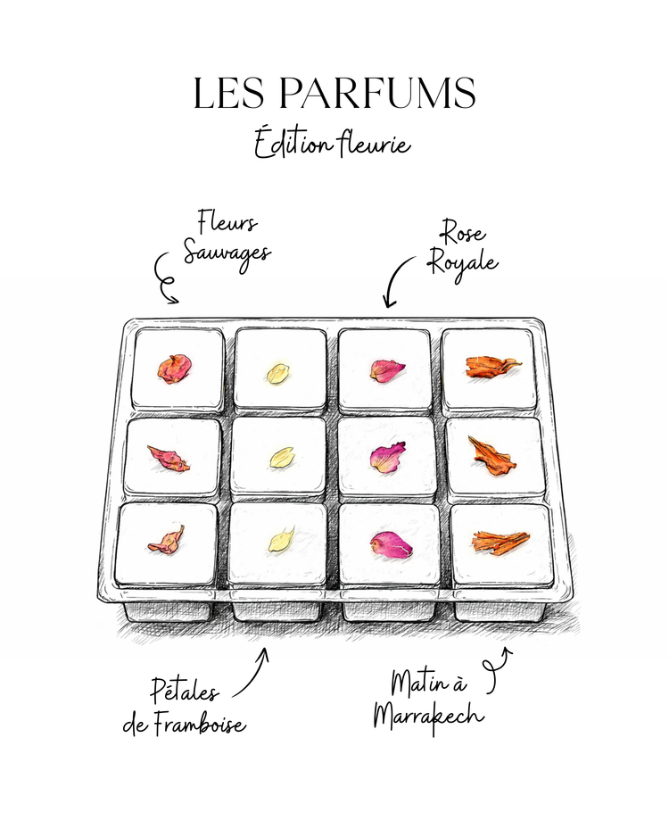 Coffret 12 fondants parfumés