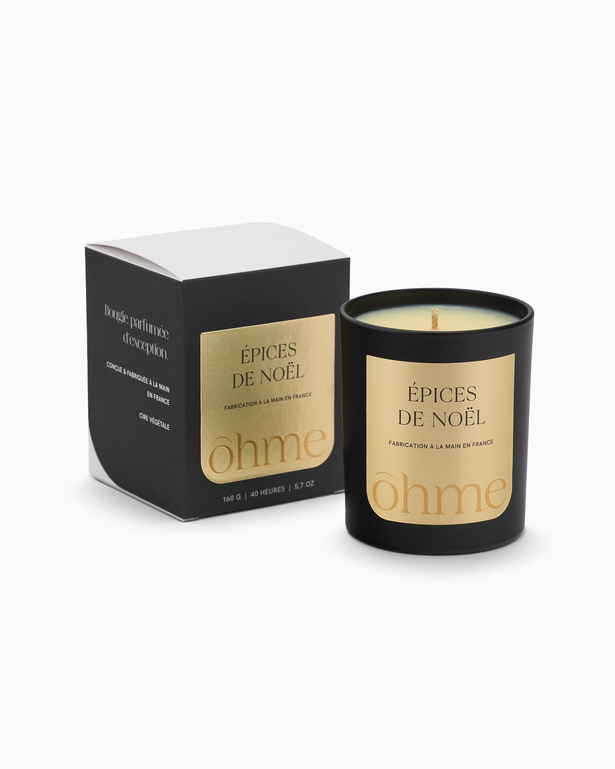 Bougie parfumée - Épices de Noël