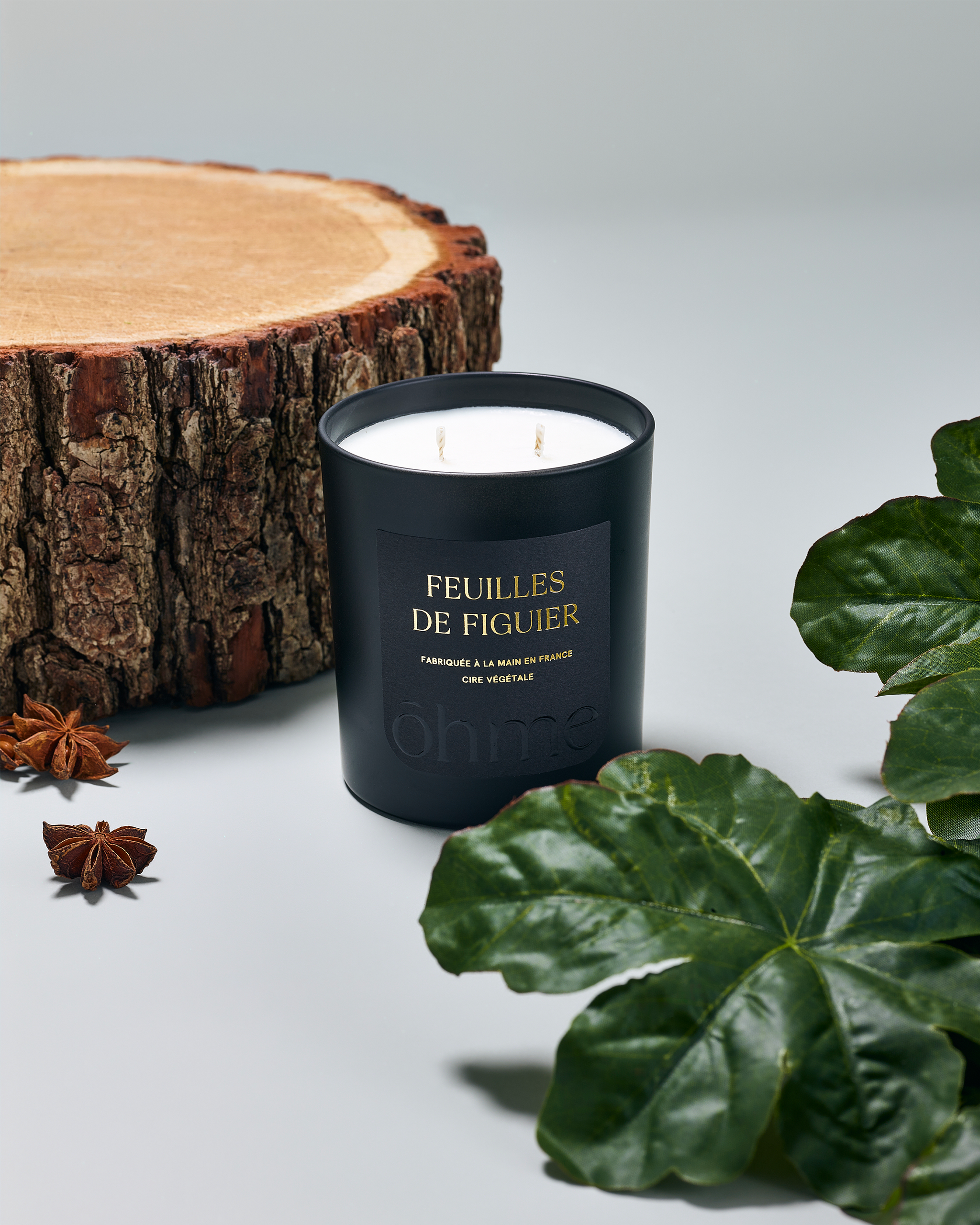 Bougie parfumée - Feuilles de Figuier