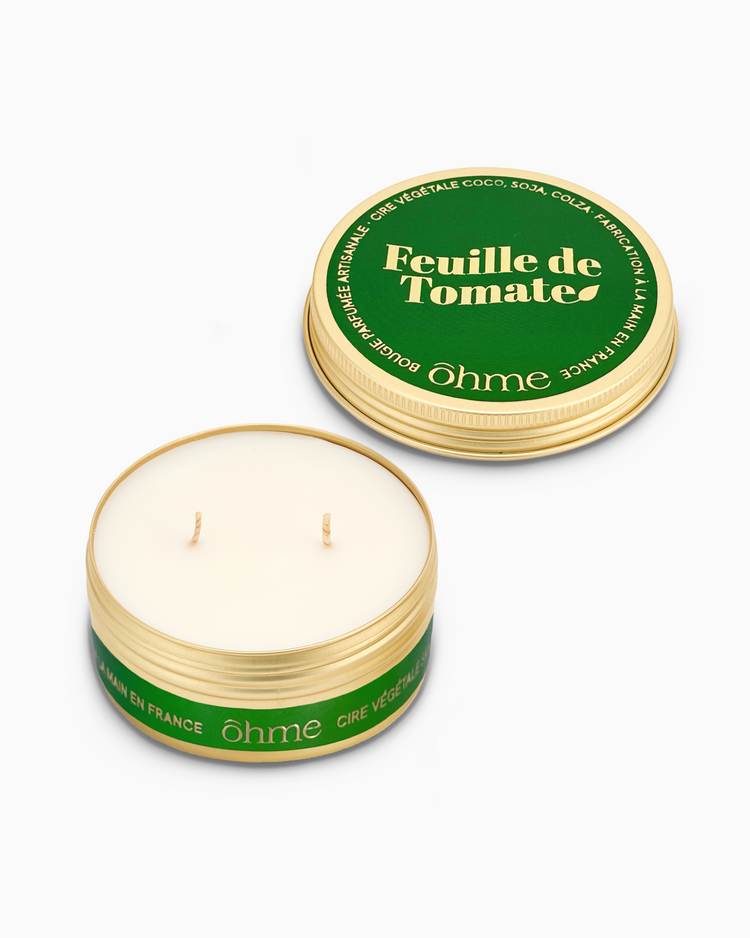 Bougie parfumée capsule - Feuille de Tomate