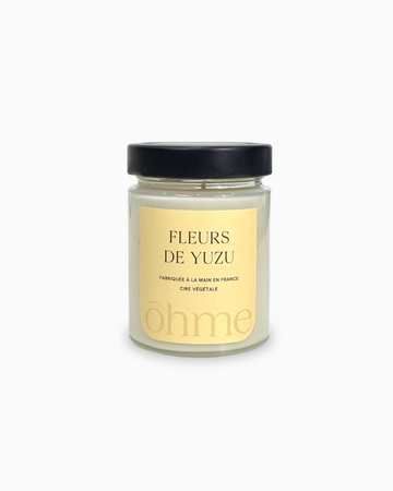 Bougie parfumée en bocal - Fleurs de Yuzu