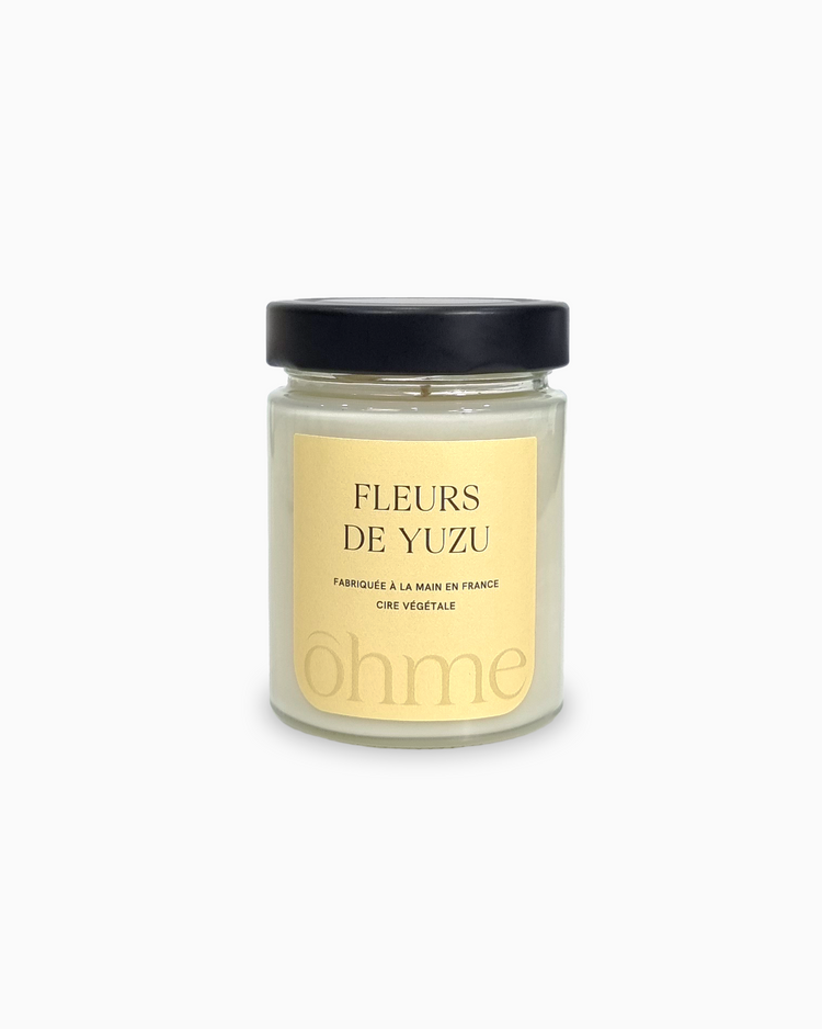 Bougie parfumée en bocal - Fleurs de Yuzu - ōhme