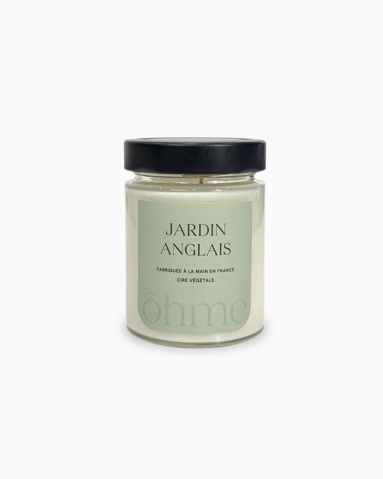 Bougie parfumée en bocal - Jardin Anglais - ōhme