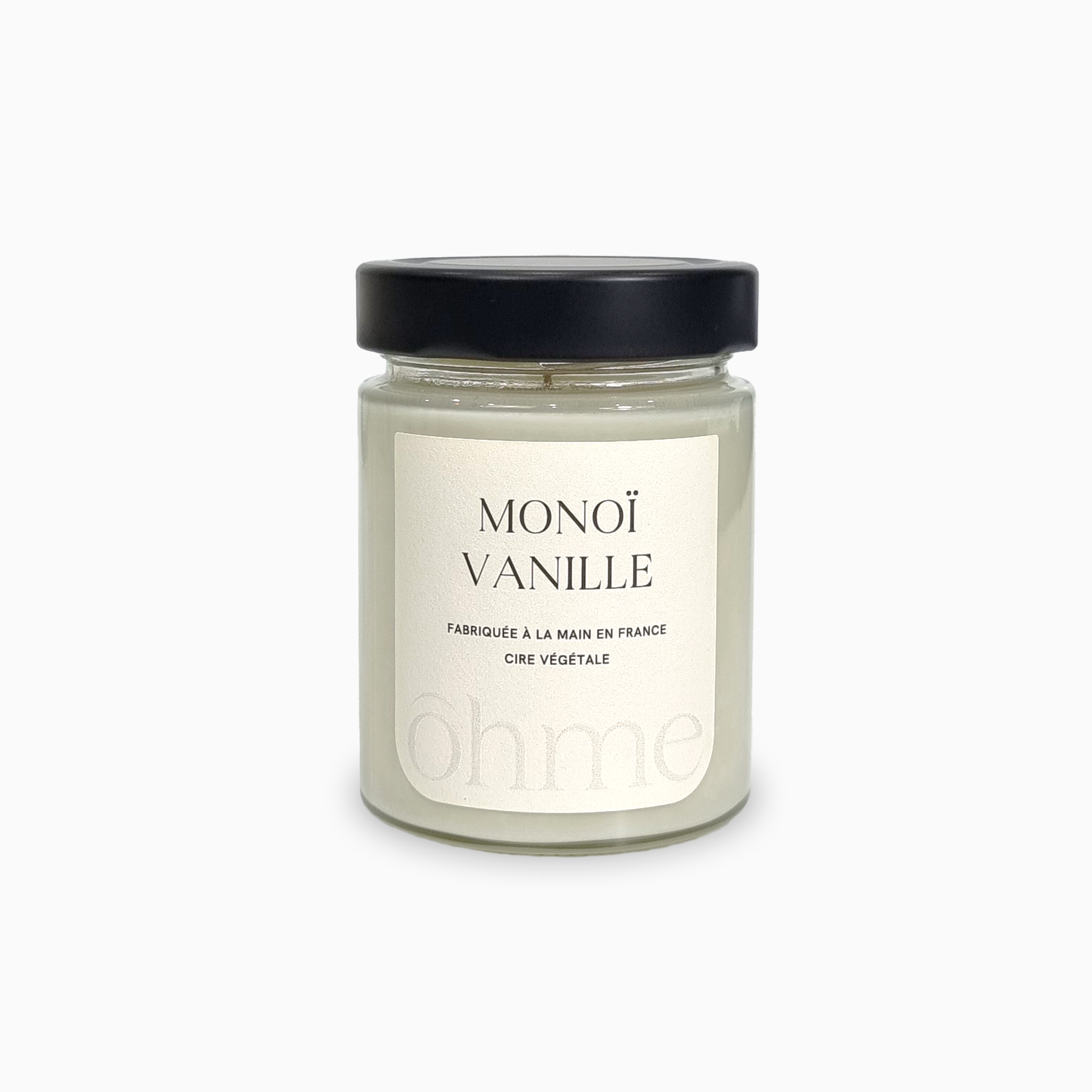 Bougie parfumée en bocal - Monoï Vanille