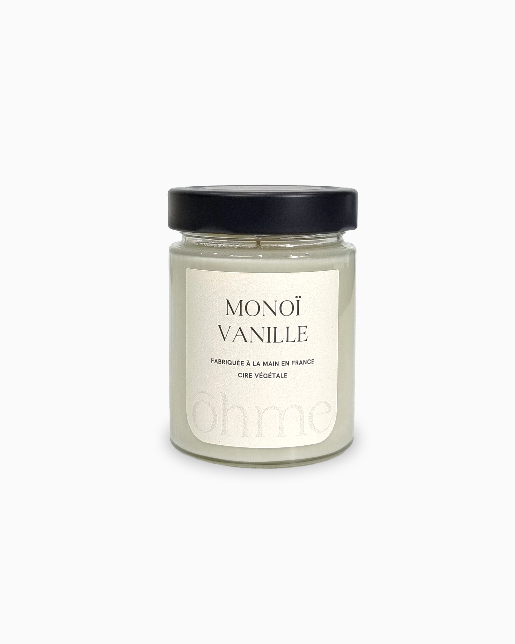 Bougie parfumée en bocal - Monoï Vanille