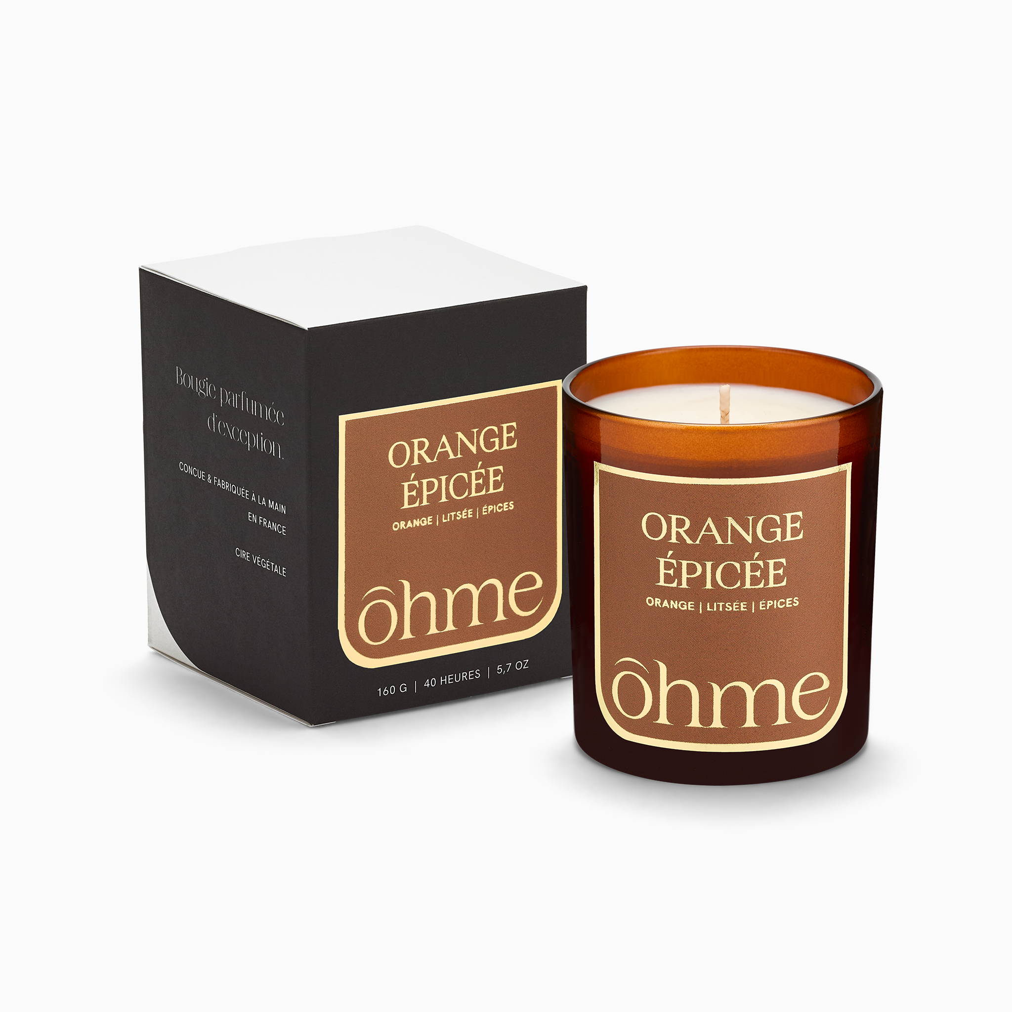 Bougie parfumée - Orange épicée