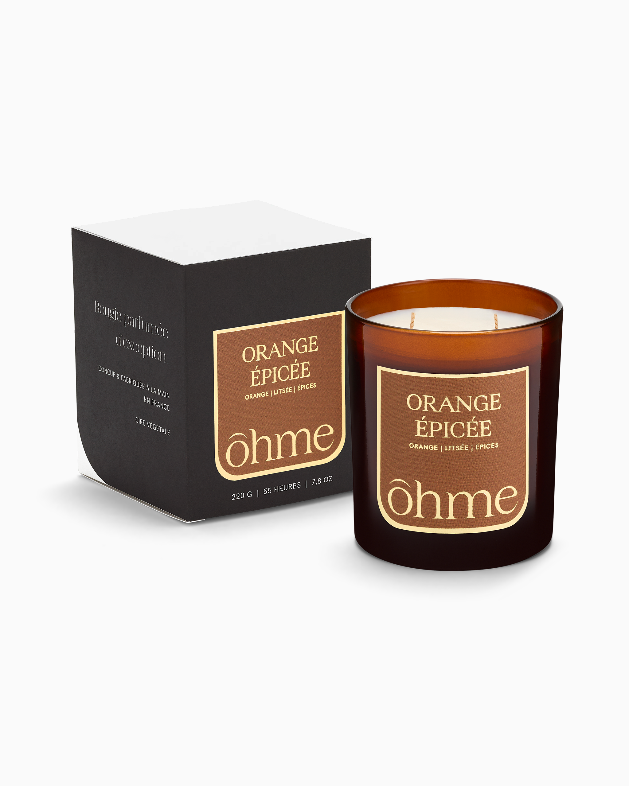 Bougie parfumée - Orange épicée