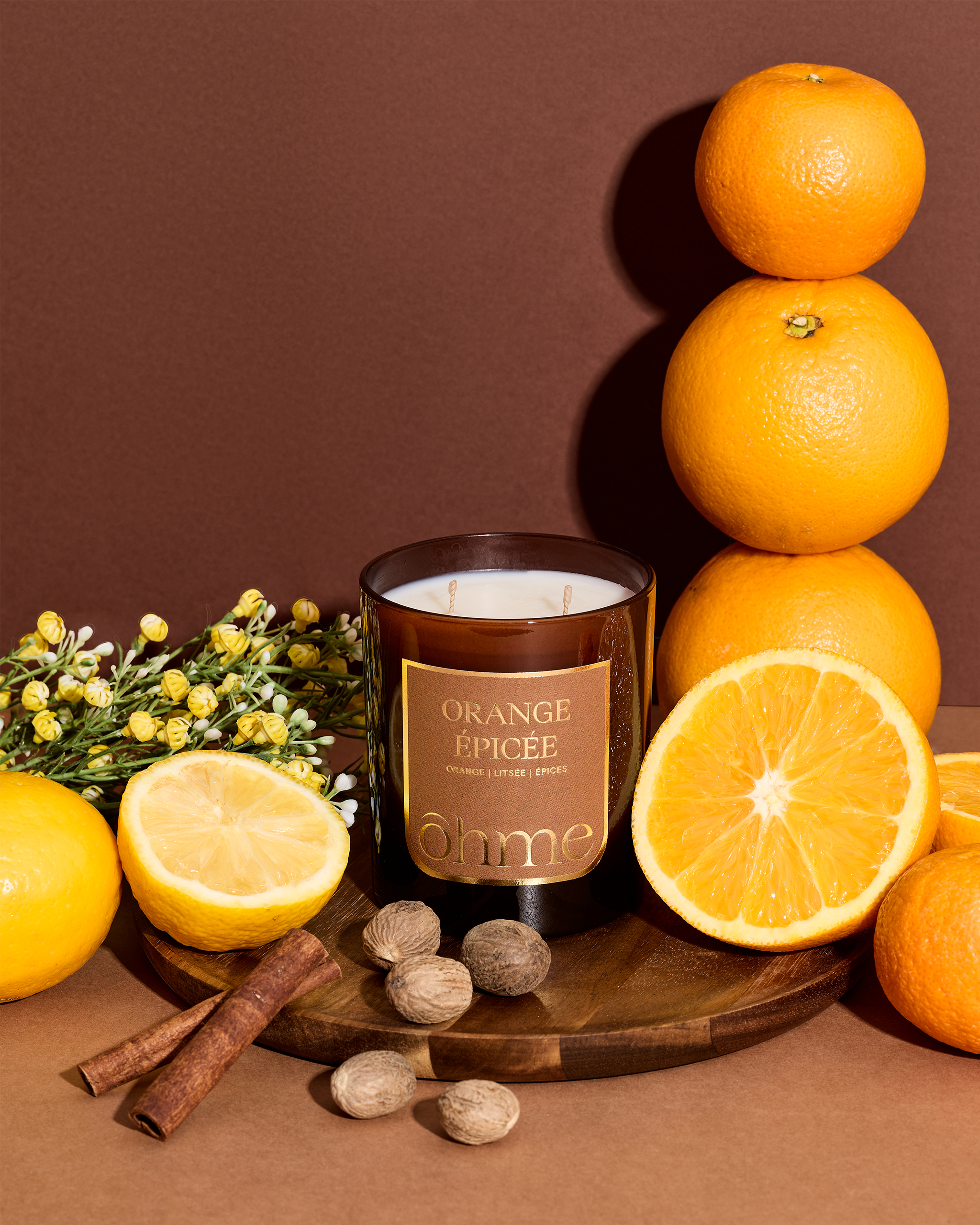 Bougie parfumée - Orange épicée
