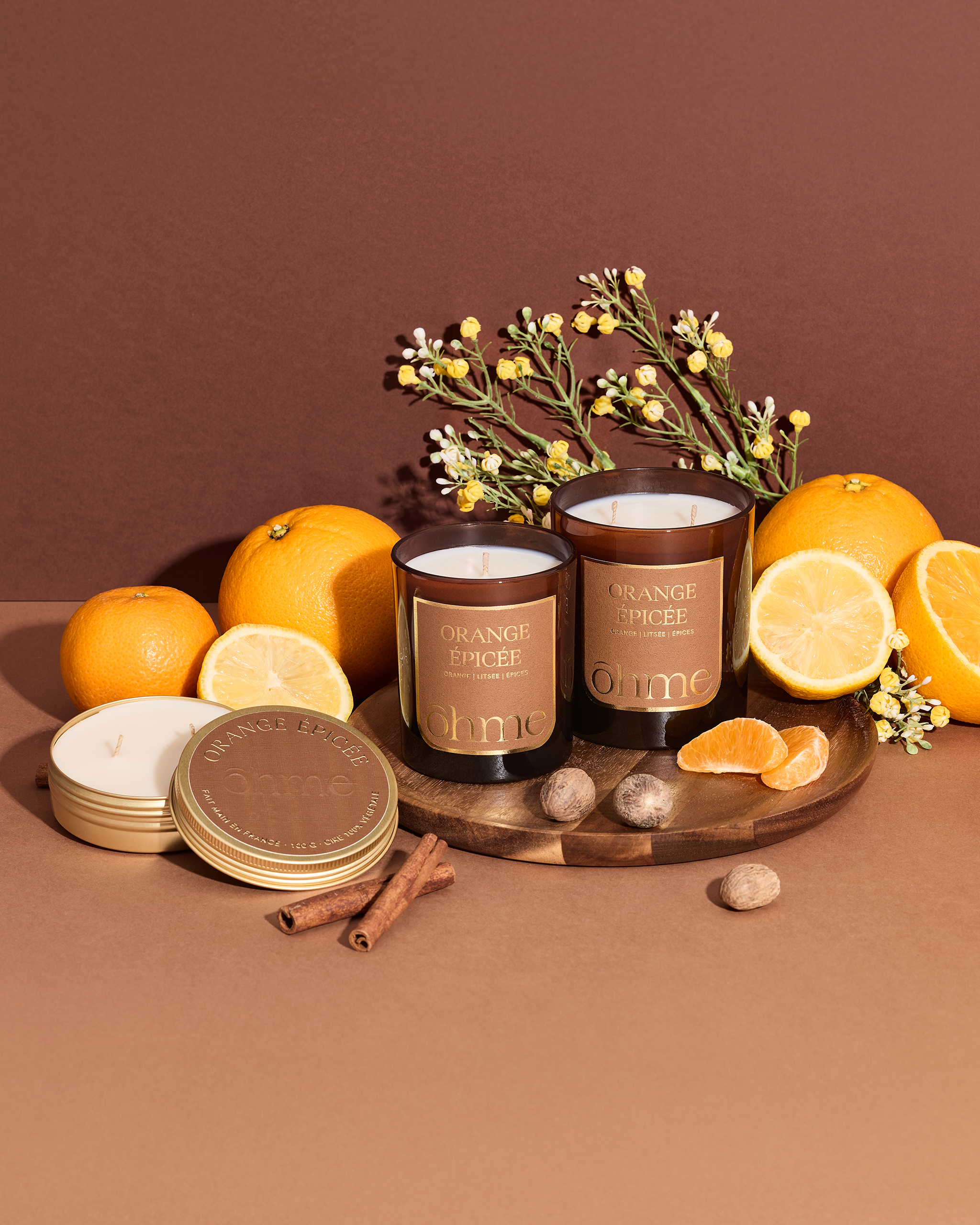 Bougie parfumée - Orange épicée