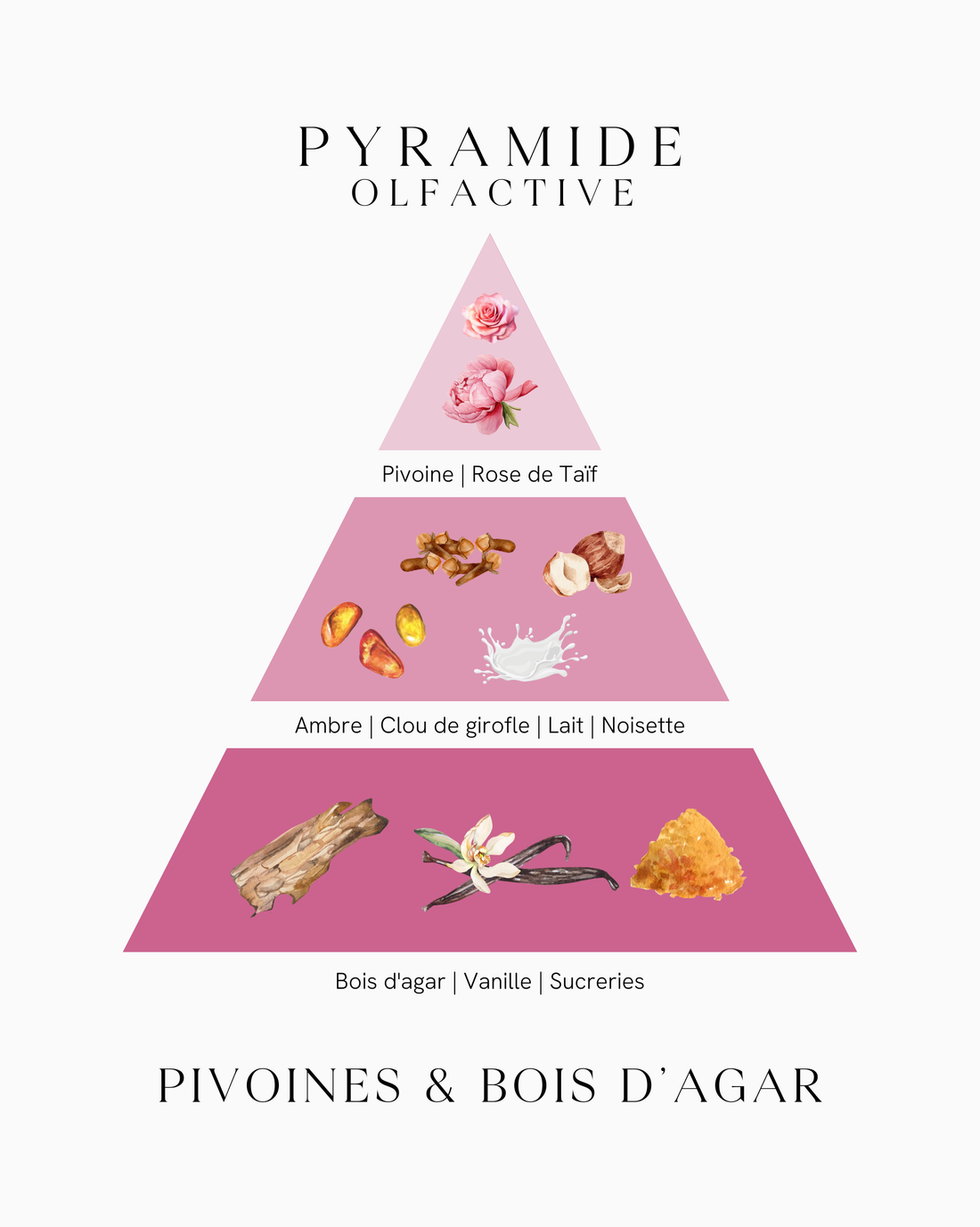Fondant parfumé - Pivoines & Bois d'Agar