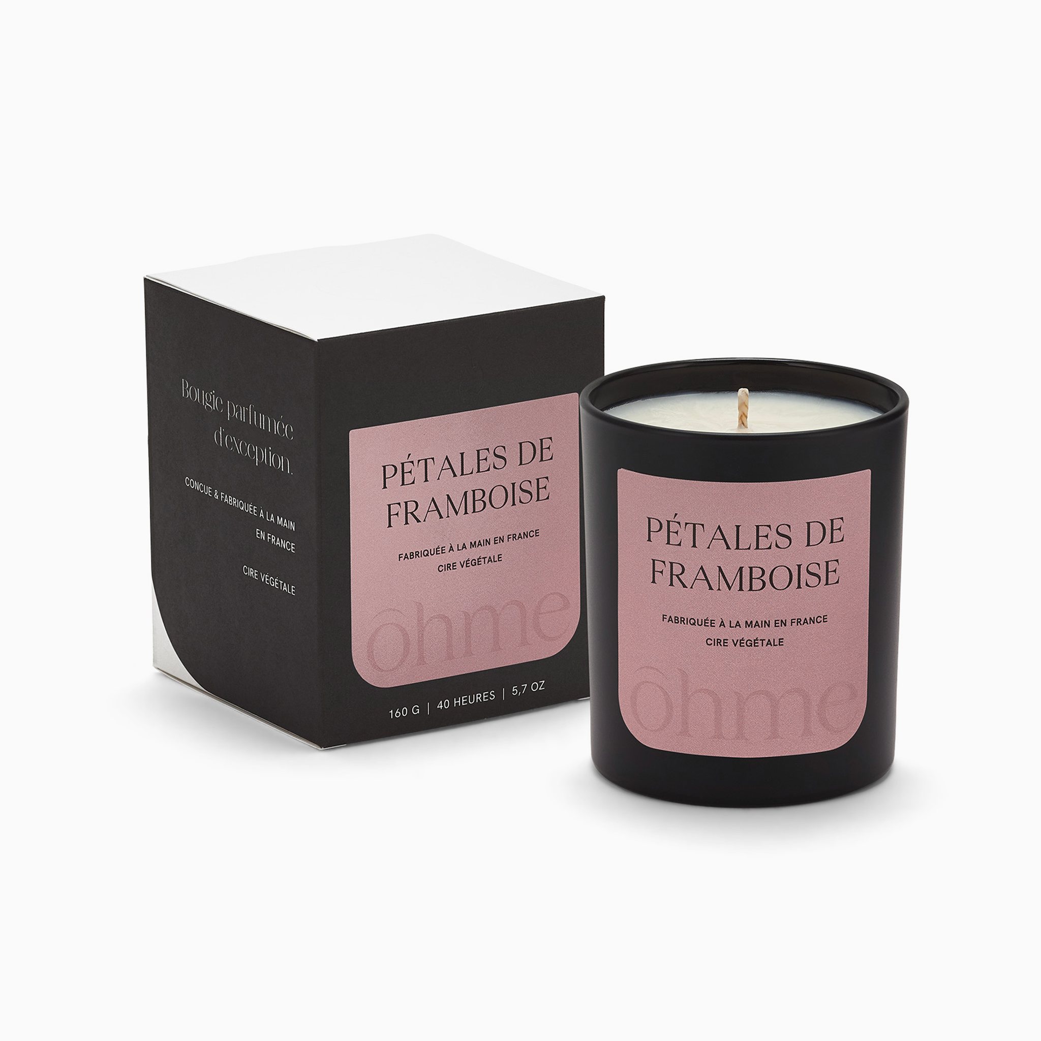 Bougie parfumée - Pétales de Framboise