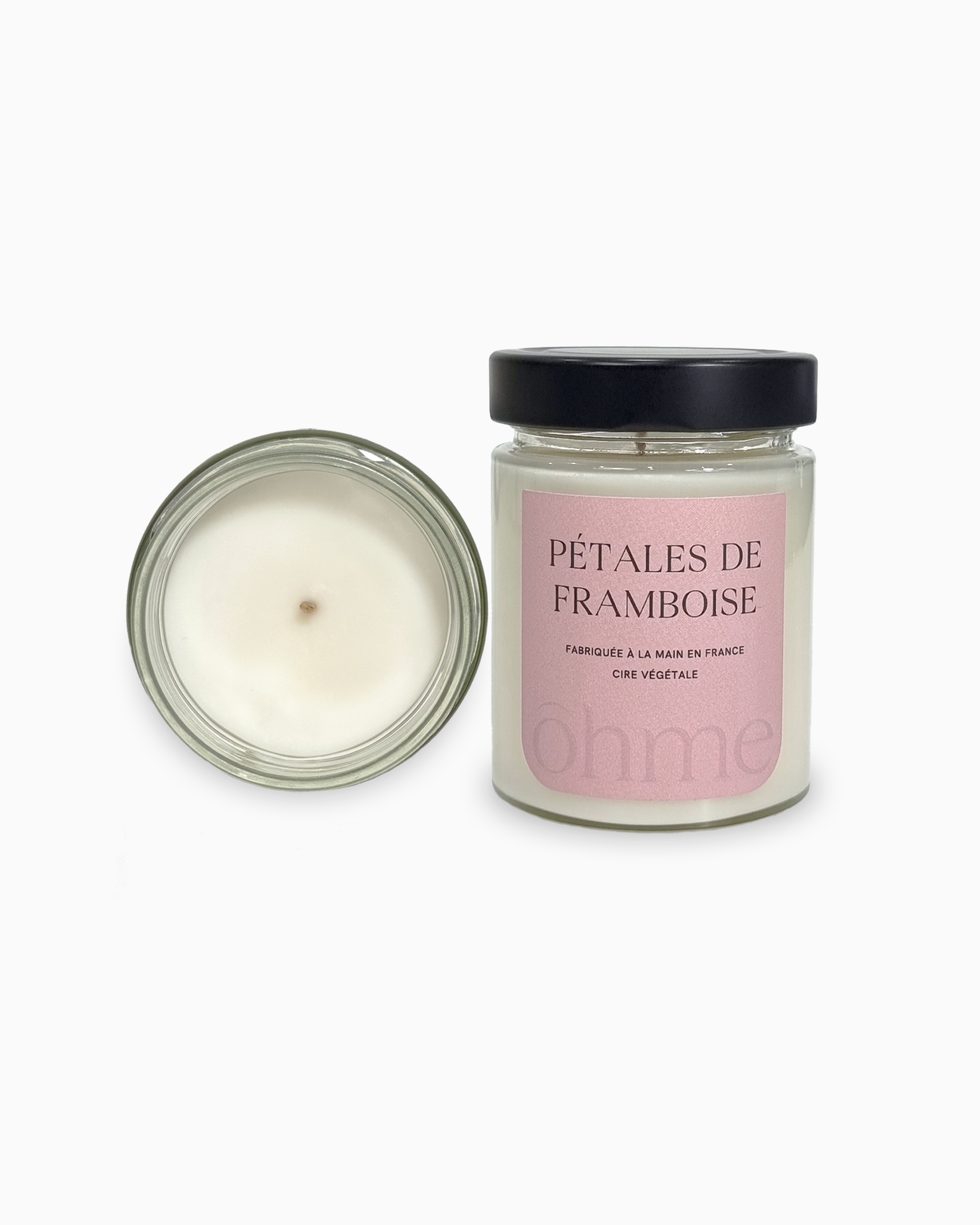 Bougie parfumée en bocal - Pétales de Framboise