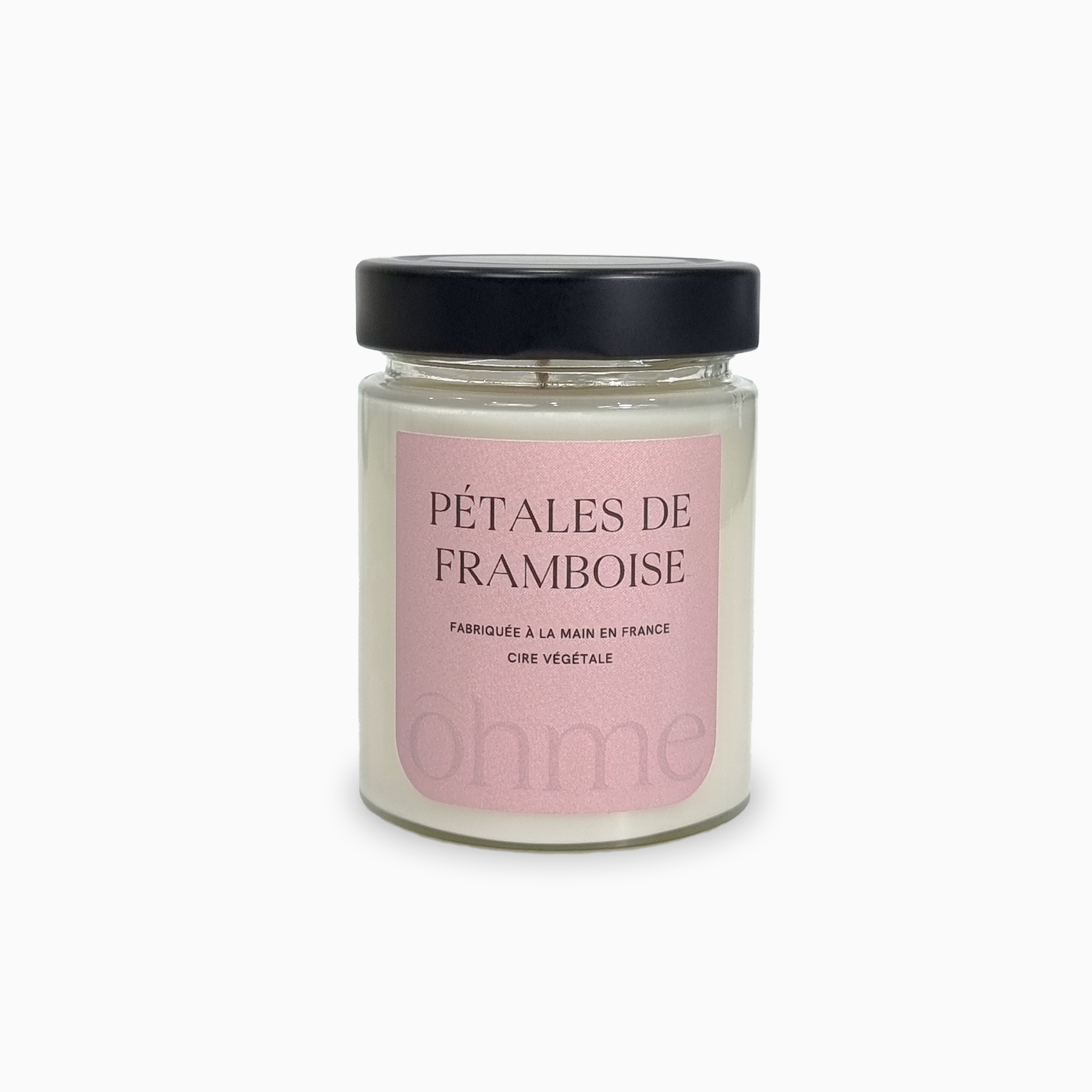 Bougie parfumée en bocal - Pétales de Framboise