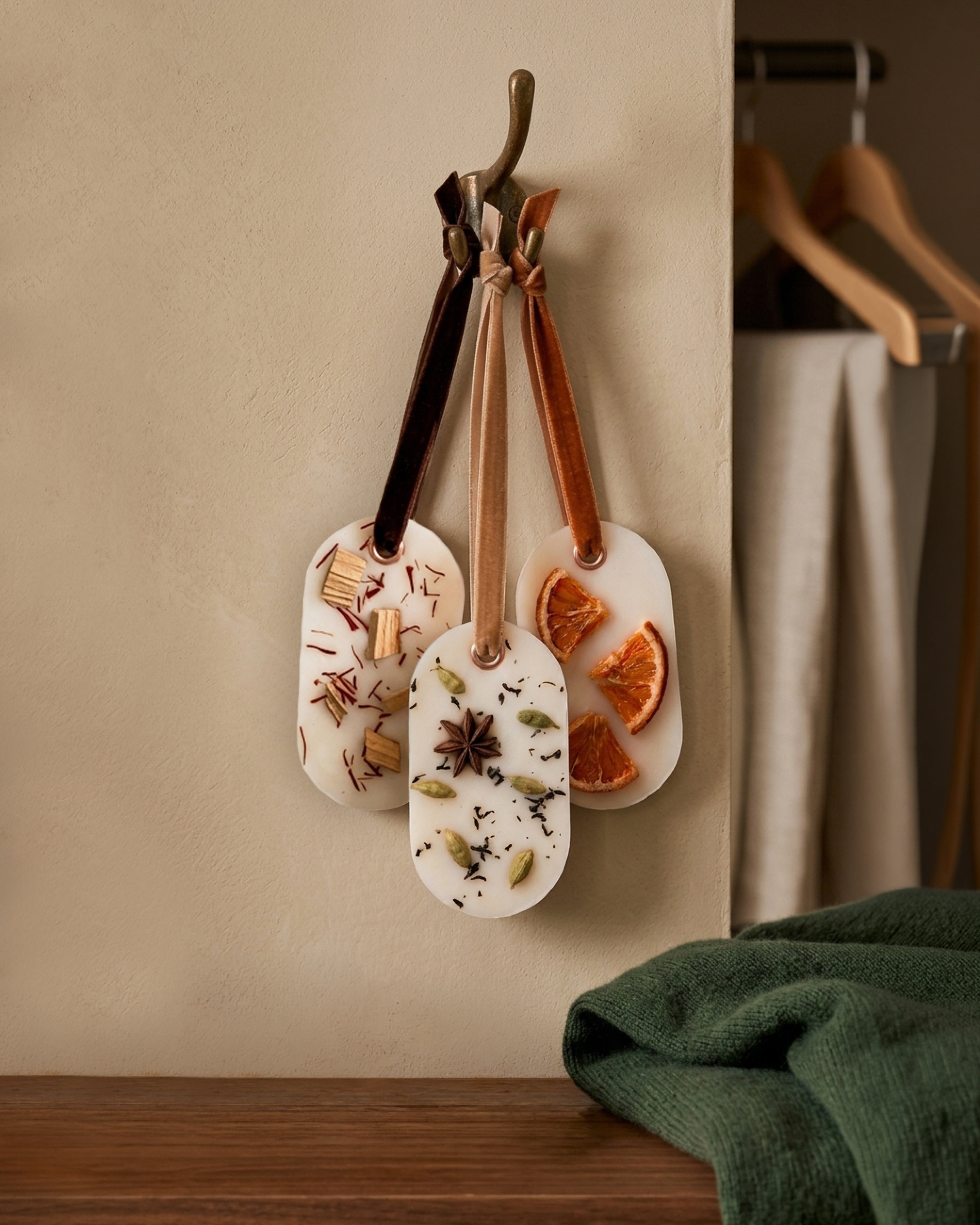 Suspension parfumée - Bois & Safran