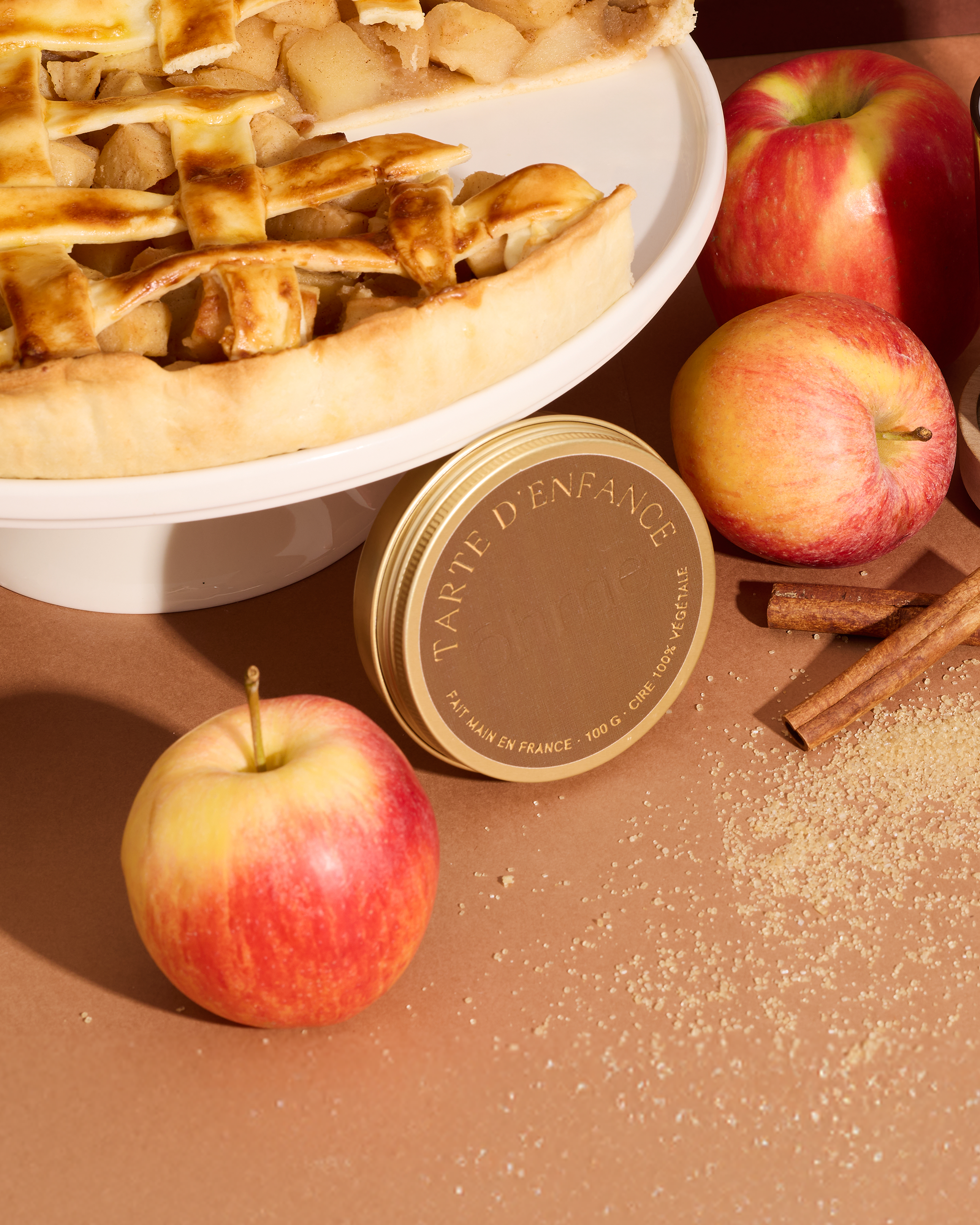 Bougie parfumée capsule - Tarte d’enfance