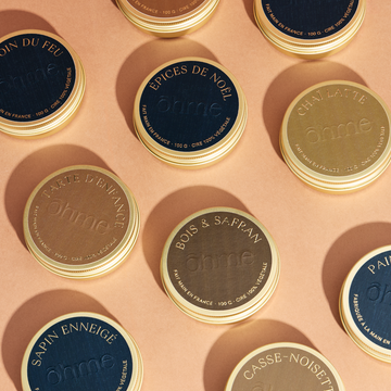 Collection de bougies parfumées capsules