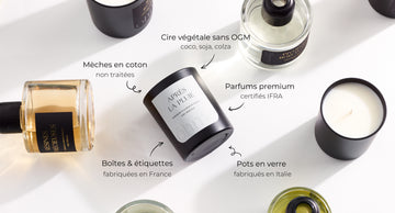 Composition de nos bougies parfumées