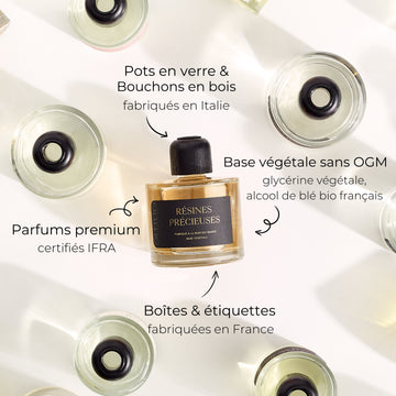 Comment sont composés nos diffuseurs de parfums