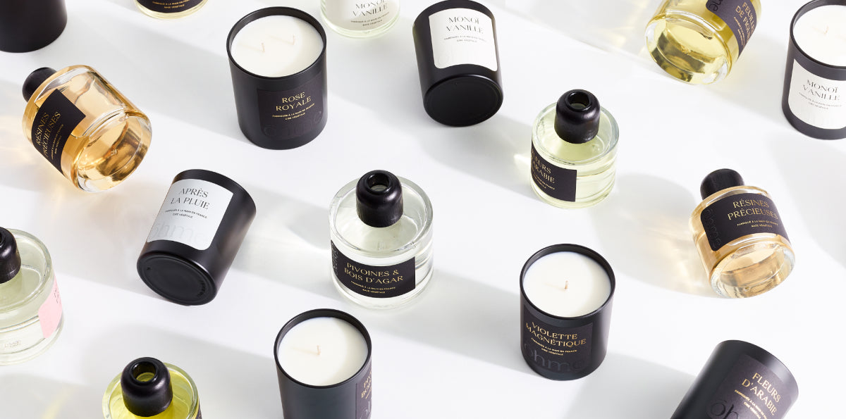 Illustration des produits parfumés ohme