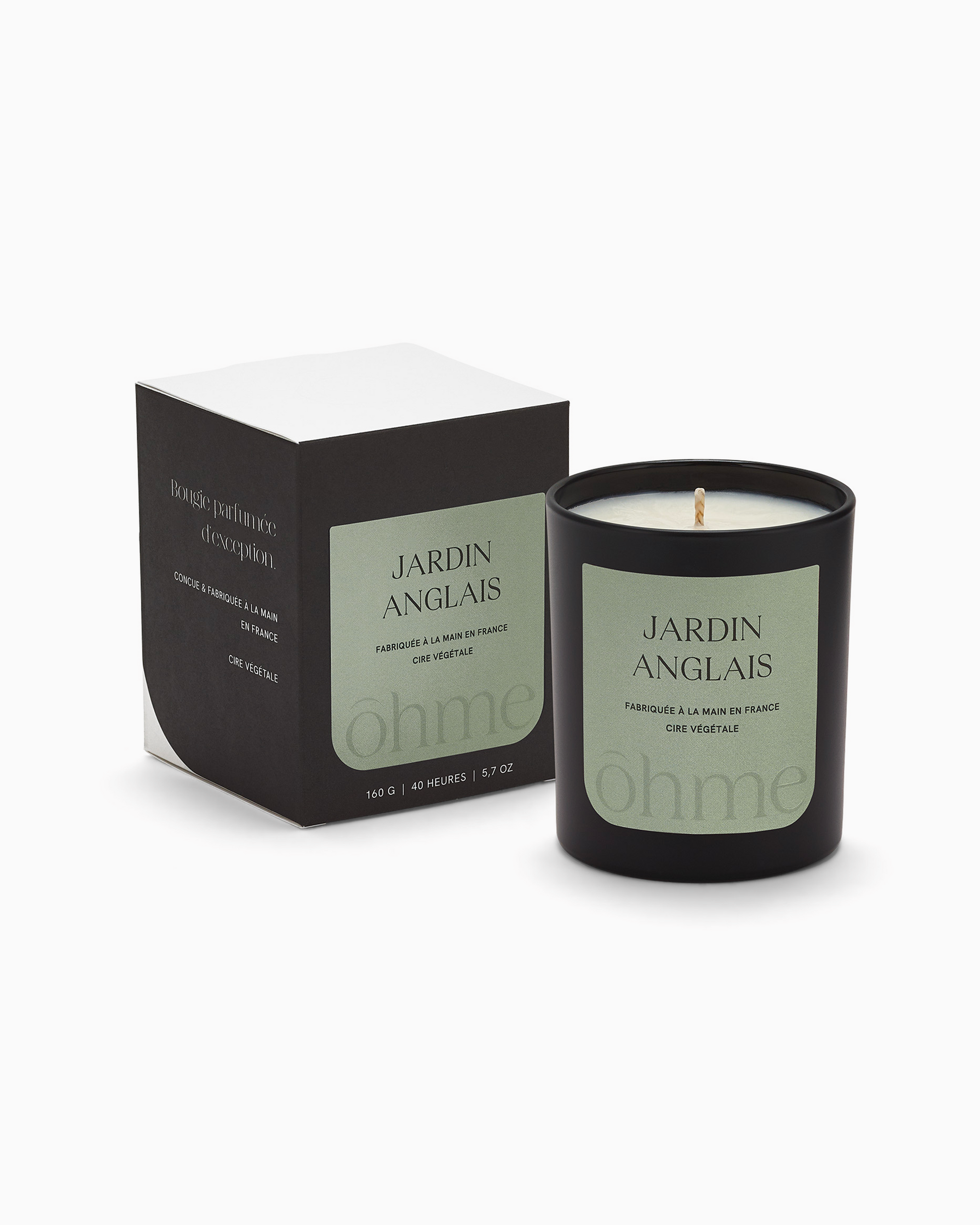 Bougie parfumée - Jardin Anglais - 160g - ōhme