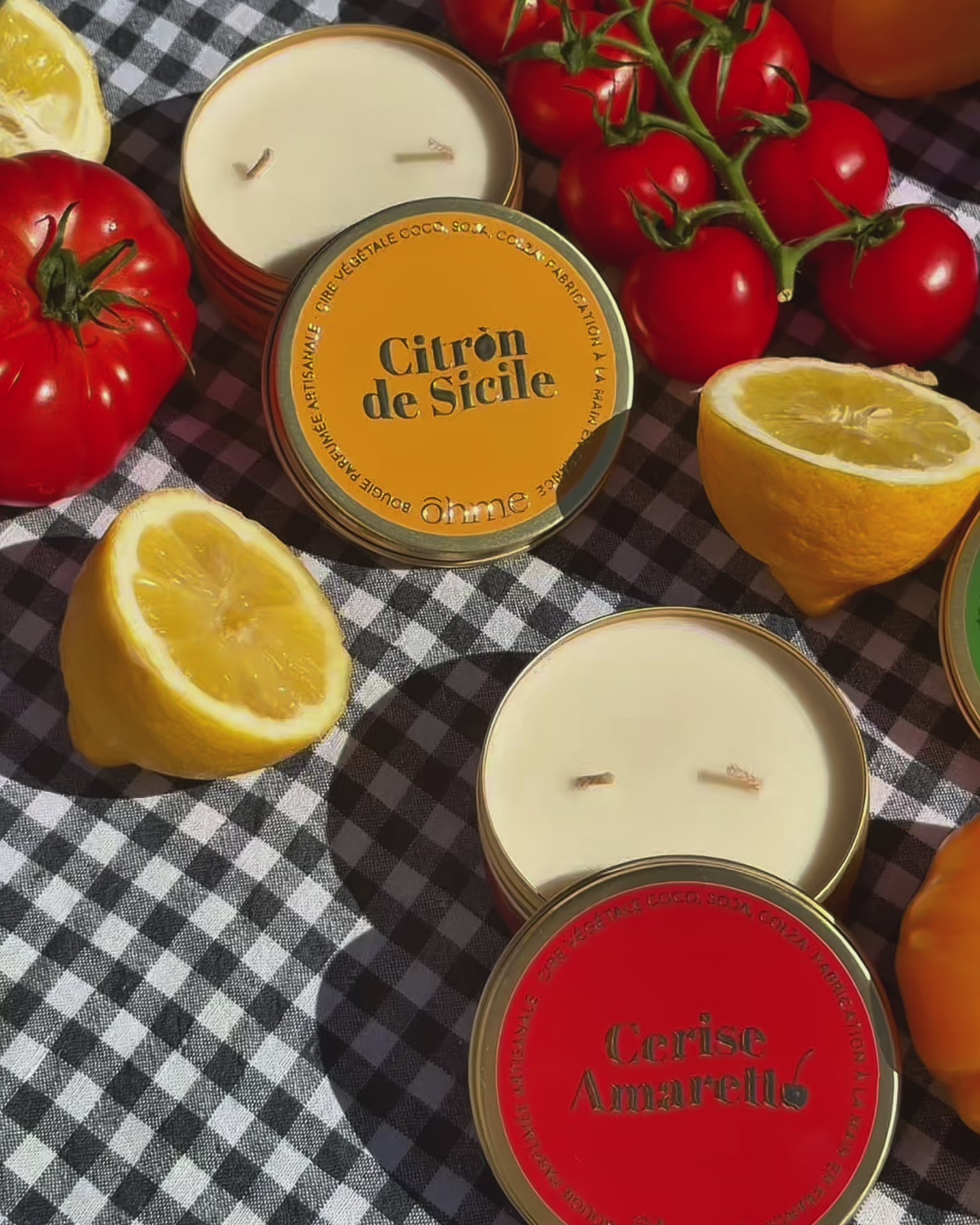 Bougie parfumée capsule - Cerise Amaretto