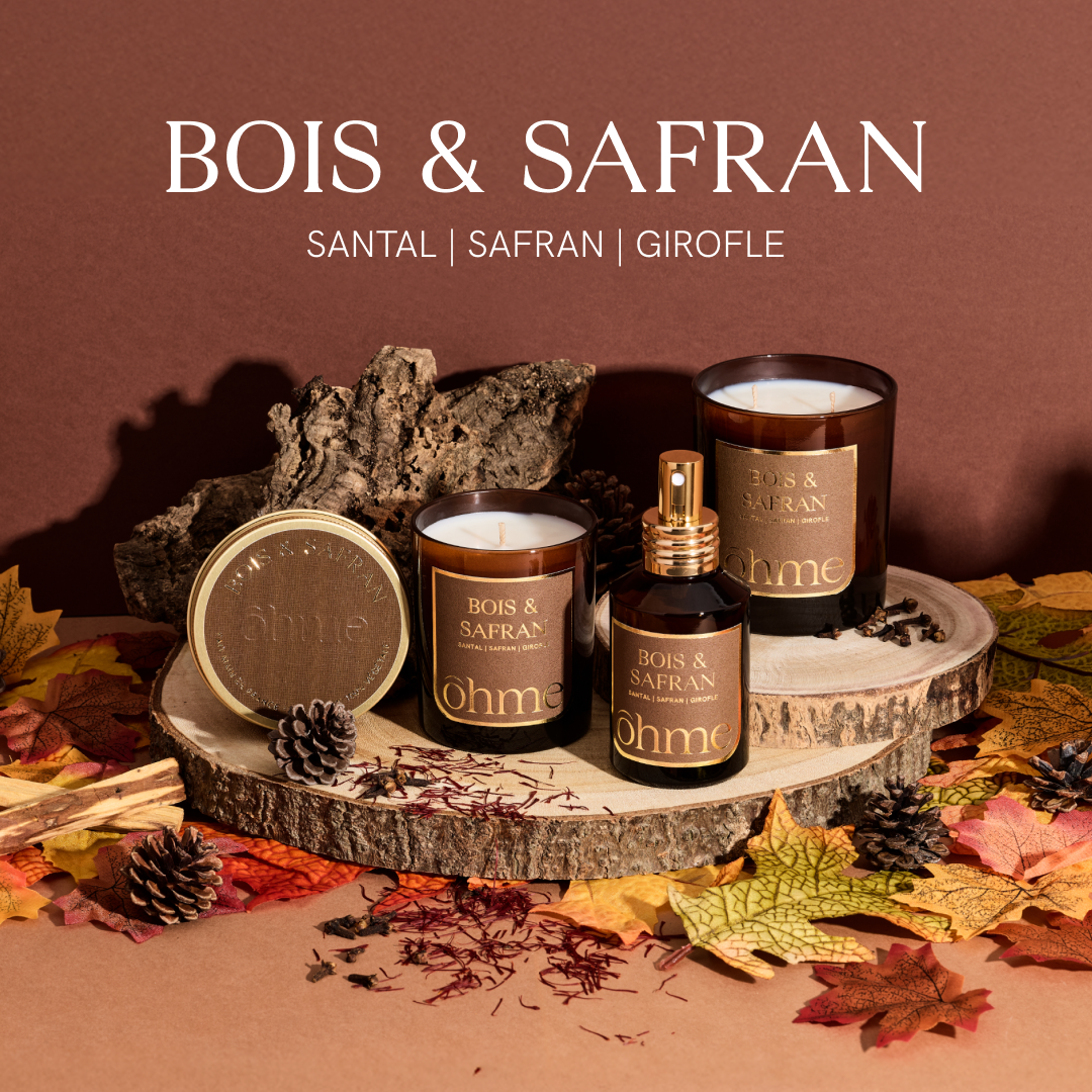 Bougies parfumées et parfums d'intérieur Bois & Safran
