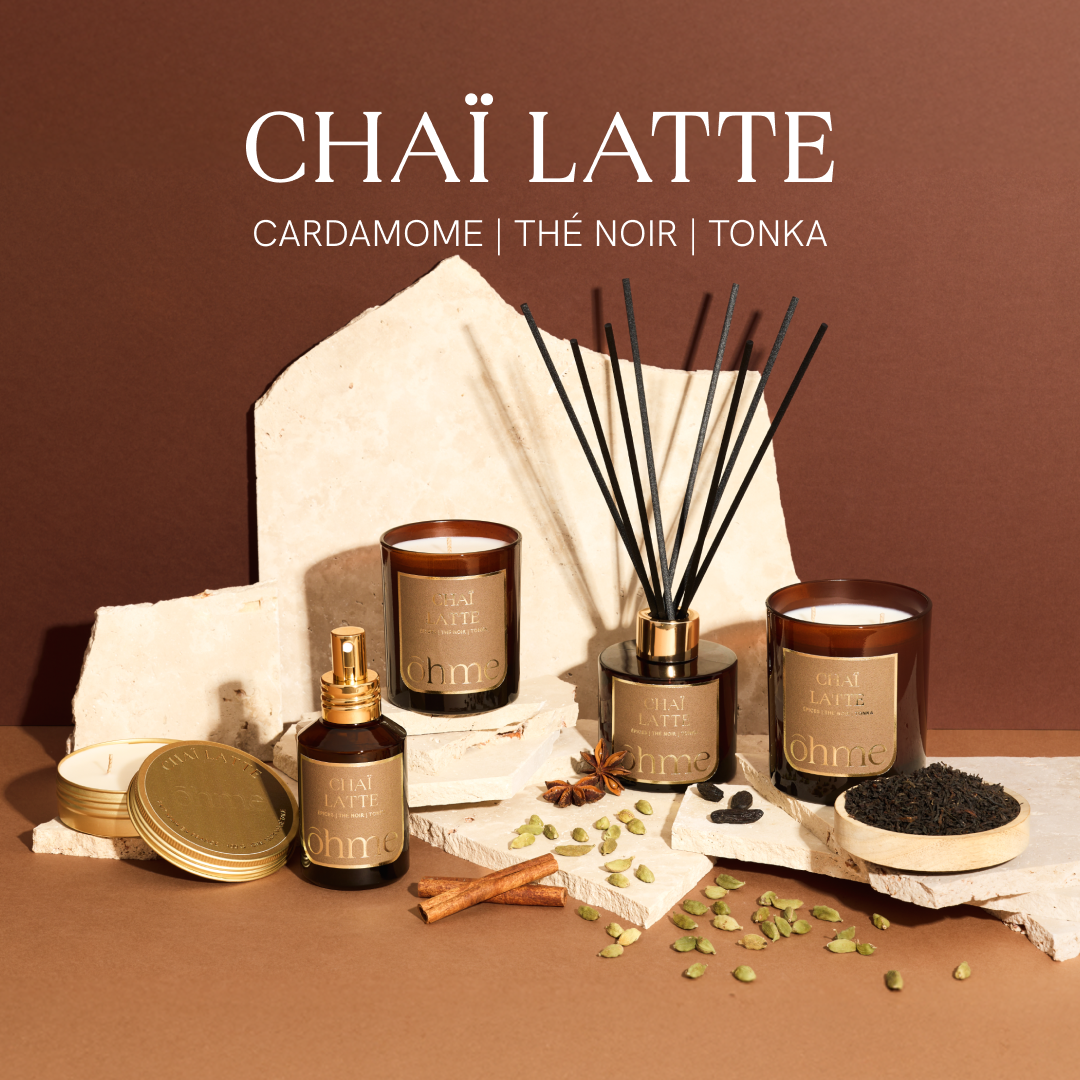 Bougies parfumées et parfums d'intérieur Chaï Latte