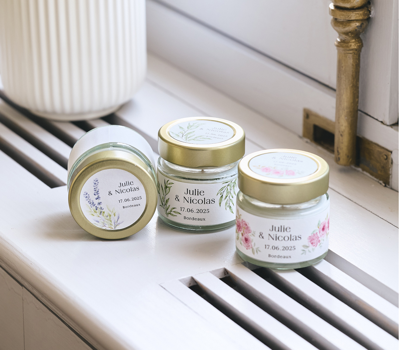 Bougies cadeaux invités